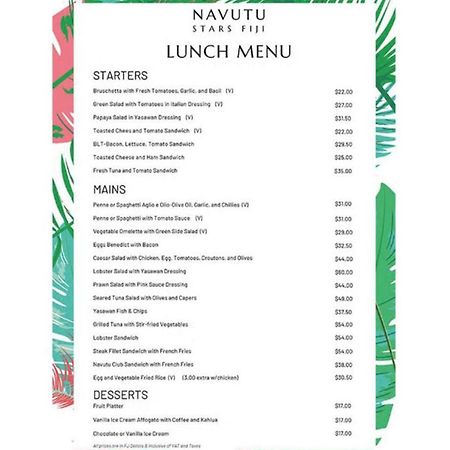 Navutu Stars Resort Matayalevu Buitenkant foto